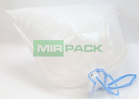 Мешки для мусора с завязками 120 л. 15 мкм, 10 шт. ПНД, белые - Вид 4