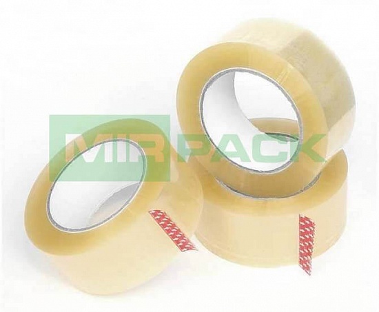Скотч упаковочный прозрачный 50 мм 66 м 43 мкм - Вид 1