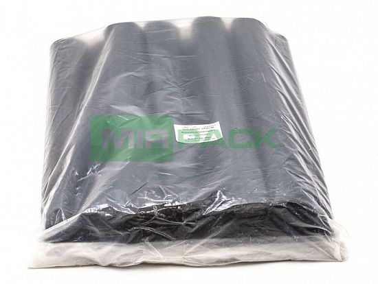 Мешки для мусора 180 литров, 35 мкм, 10 шт, ПВД, черные - 2х слойные - Вид 6