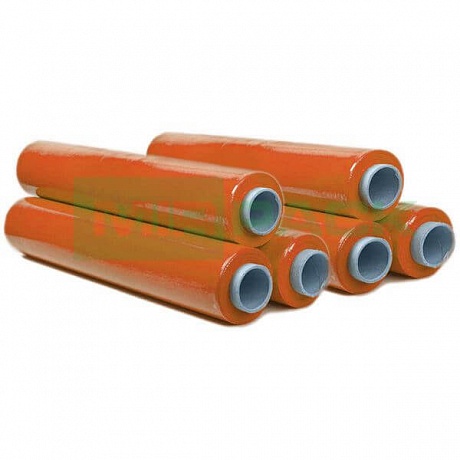 Стрейч пленка ручная 500 - 17 мк 2,2 оранжевая лента - Вид 1