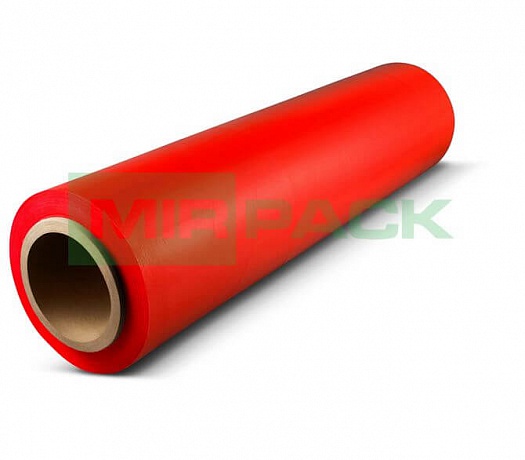 Стрейч пленка (лента) 500 мм 17 мкм 1,5  красная - Вид 1
