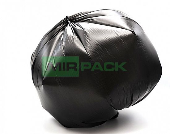 Мешки для мусора 60 л, 8 мкм, 50 шт, черные, 60х80 см, в корзину, черные, ХИТ - Вид 3